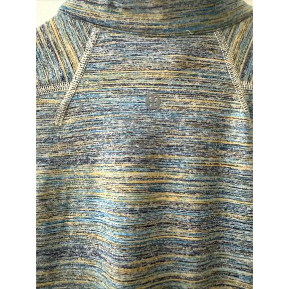 Lululemon Surge Warm 1/4 Zip Pullover Top Men’s Size Small Heathered Long Sleeve - Picture 6 of 6